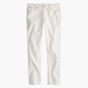 J. Crew Slim Broken-in Boyfriend Jean White Sz 32